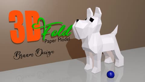 3DFold Paper Model