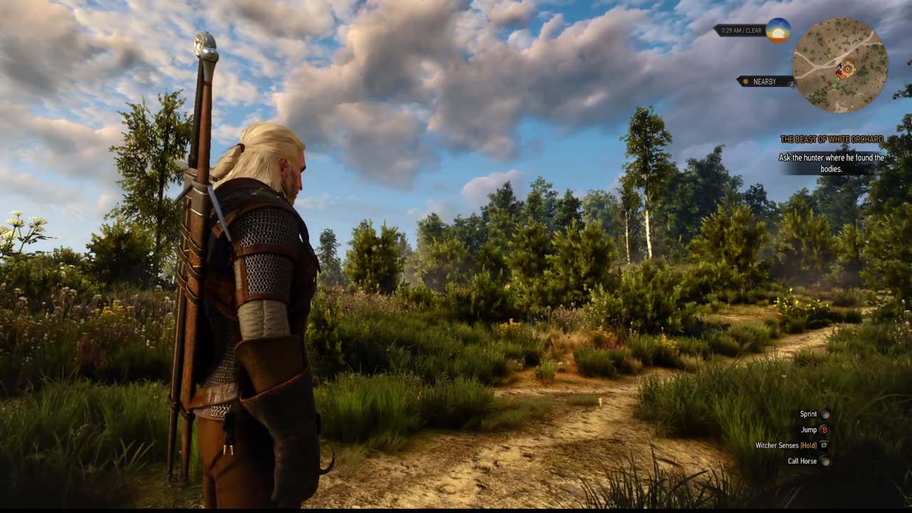 Exploring the White Orchard and tracking down the Griffin! Witcher 3