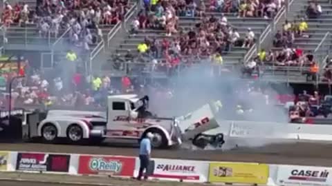 Trucks engine blows up.