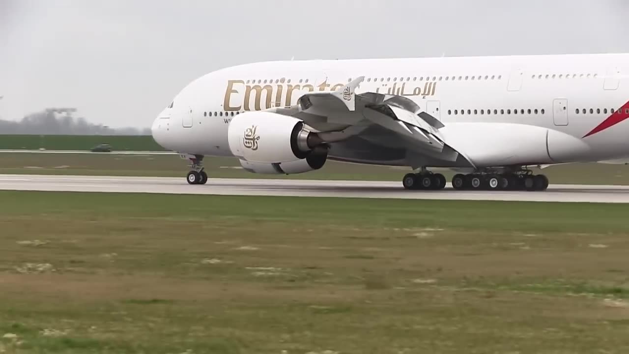 Airbus A380 Take And Landing