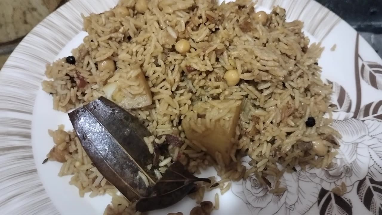 Chana pulao with my style 😊
