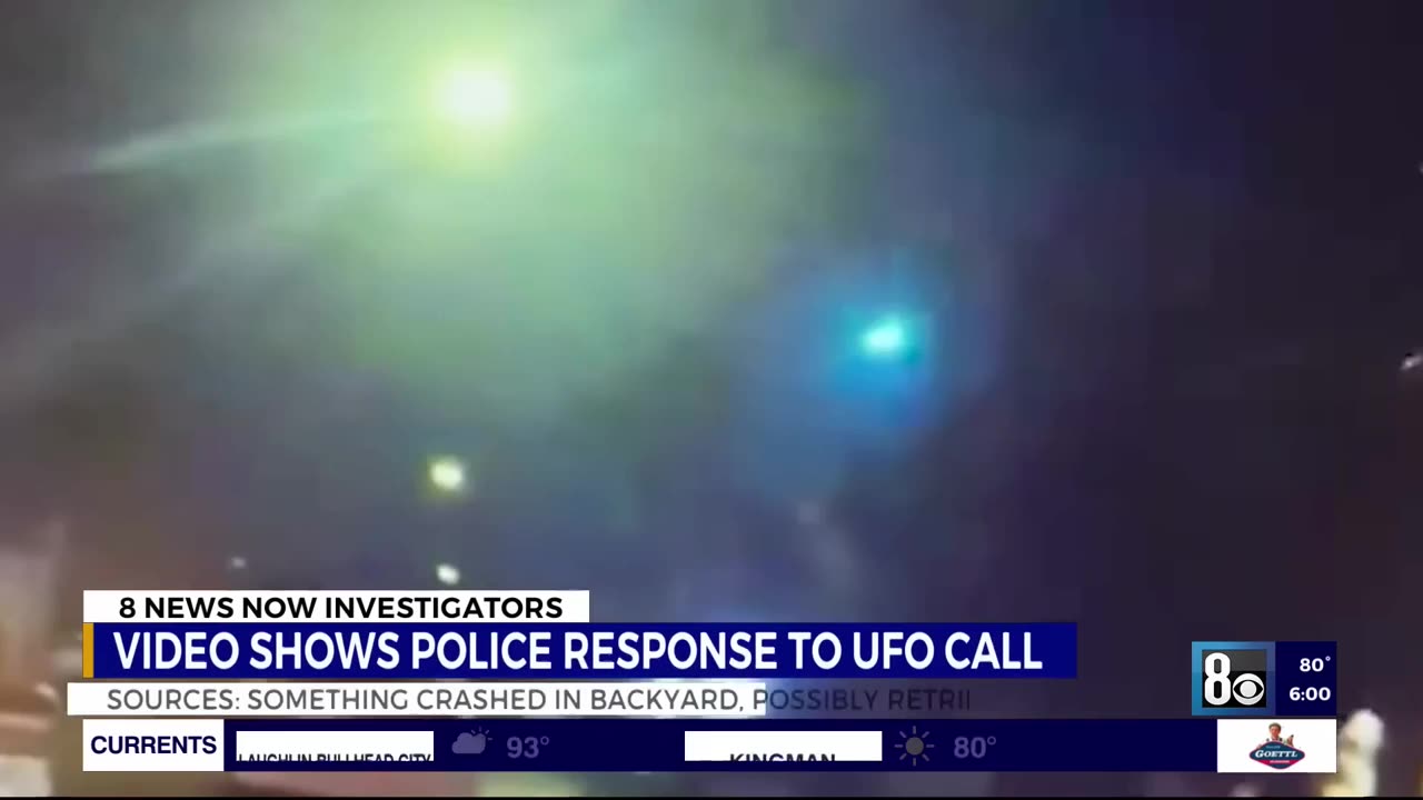 Vegas man says 10 ft unhuman creatures crash in his backyard