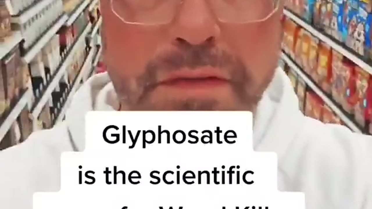 Glyphosate in our food