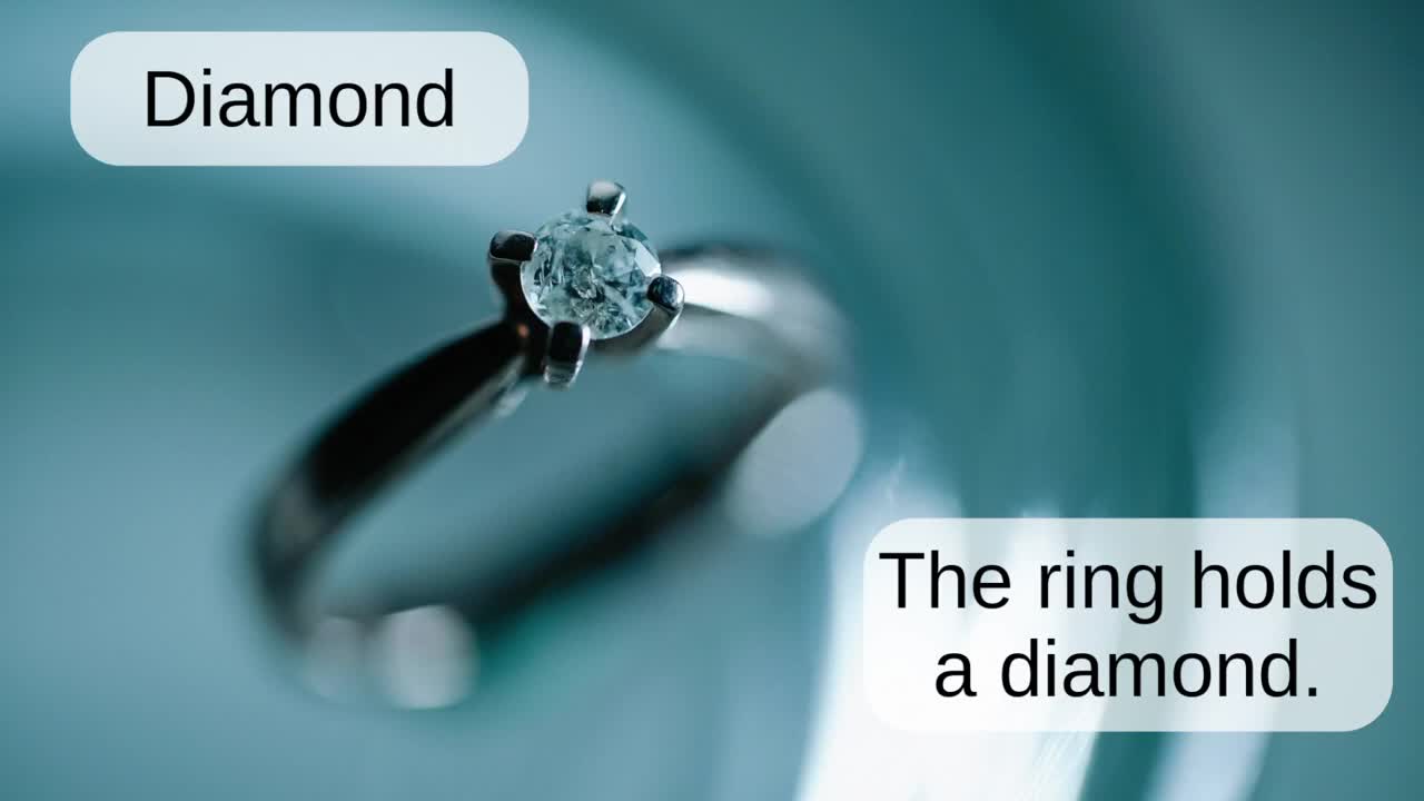 Diamond: English word pronunciation - Read Along (Australian Accent) with a picture