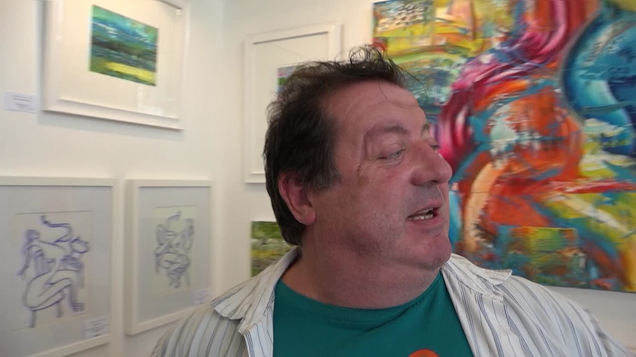Martin Bush Contemporary Fine Art international Arts weekender 2016 Ocean City .Plymouth