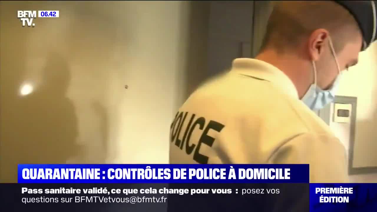 Les quarantaines au retour des pays à risque contrôlées par la police à domicile