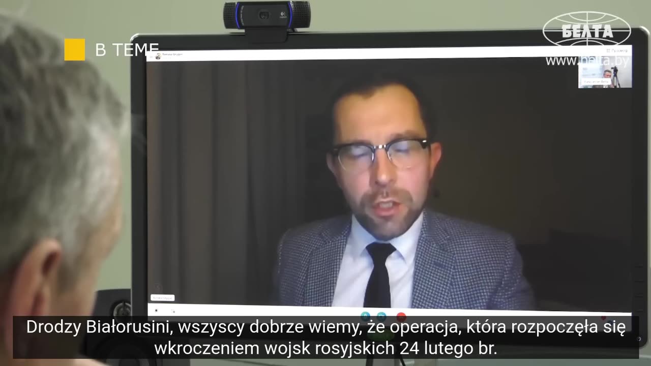 PAN NIKT UDZIELA WYWIADU BIALORUSKIEJ TV