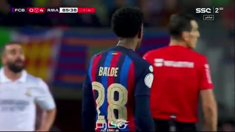 ملخص مباراة ريال مدريد وبرشلونه ٤ مقابل ٠ لريال مدريدHD