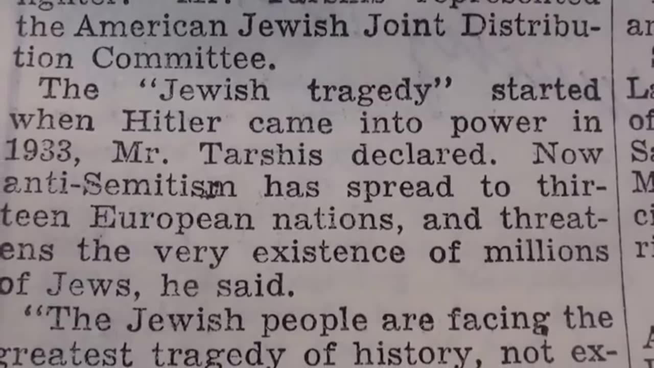 6 million Jews in newspapers 1915-1938