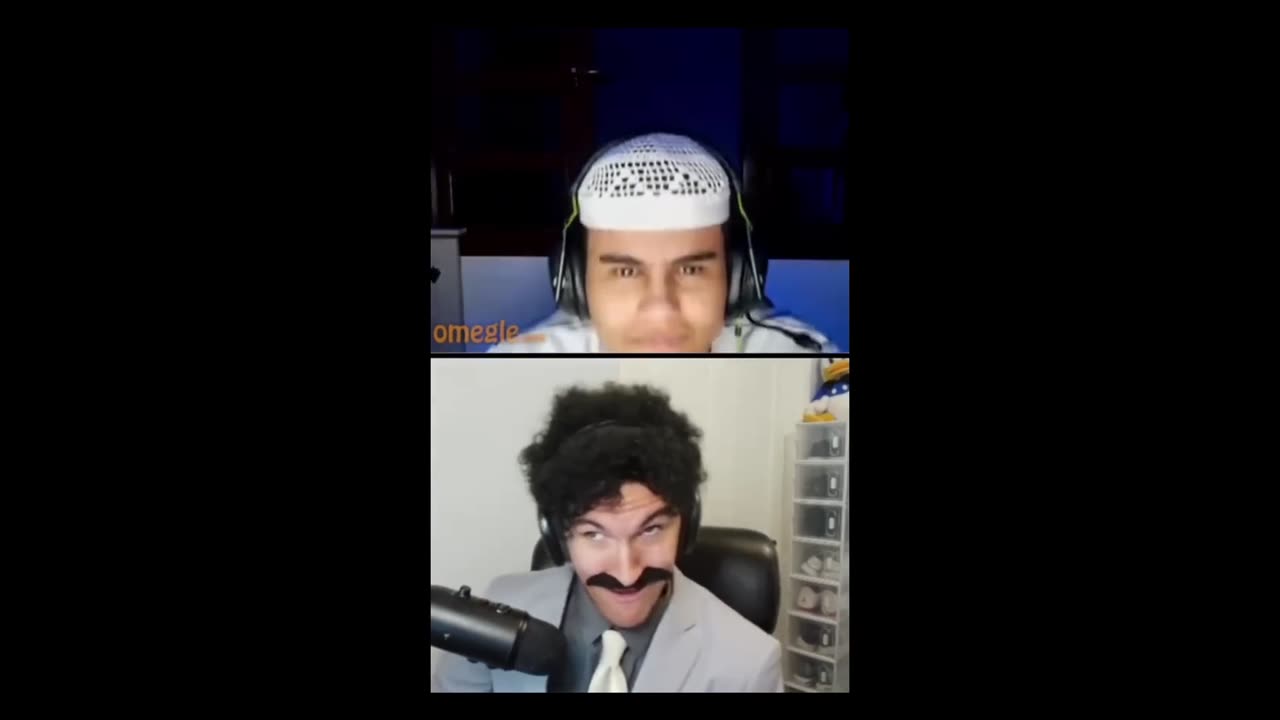 Borat meets fanum on Omegle