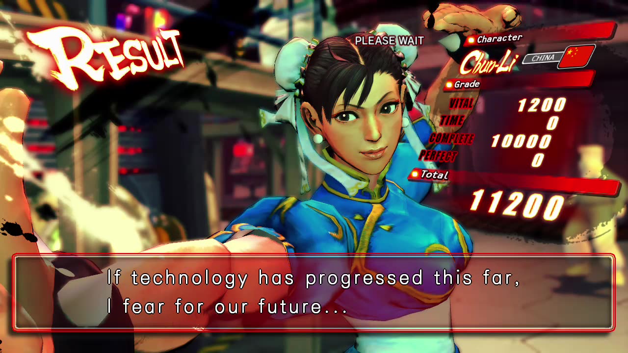 Street Fighter 4 Ending