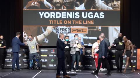 Manny Pacquiao vs Yordenis Ugas - FULL WEIGH-IN & FINAL FACEOFF at Mgm Las vegas