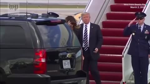 Melania Gets “Criticized ” For her Messy Hairs