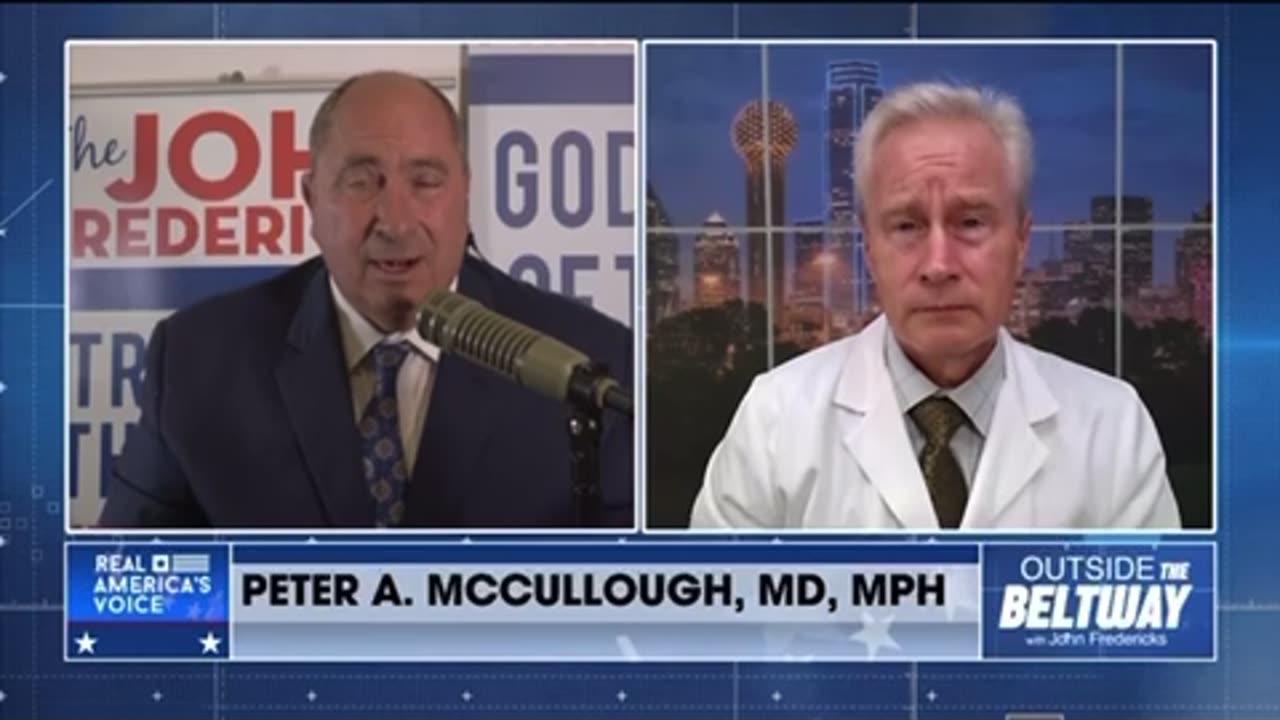 Dr. Peter McCullough joins John Fredericks to discuss new COVID strain