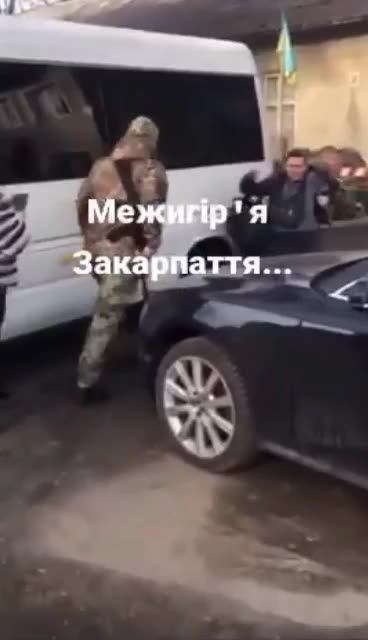 Scenes of forced conscription in Ukraine.