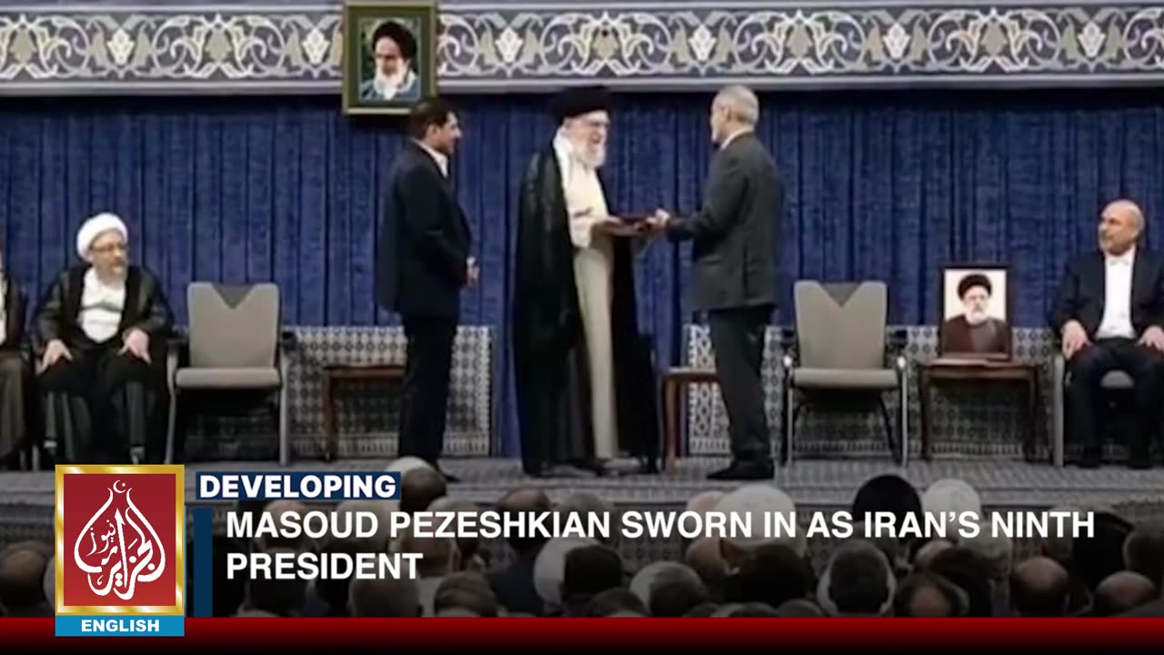 Masoud Pezeshkian Sworn In As Iran’s Ninth President | AljazairNews