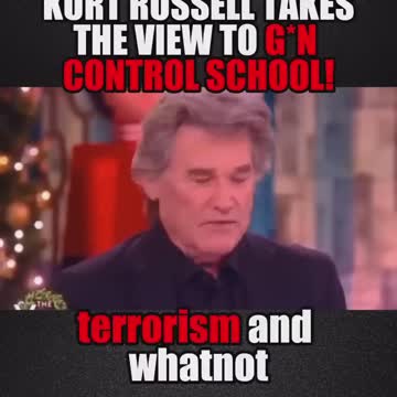 Kurt Russell schools the coven at The View on Guns