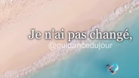 Je n’ai pas changé