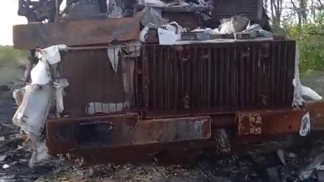 deNAZIfication - deMilitarysation - destroyed Ukrainian 5P85S launcher