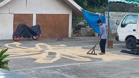Filipino tradition dried Maiz