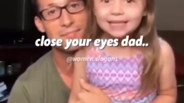 Daughter magic trick on Dad | Funny video | Family Video