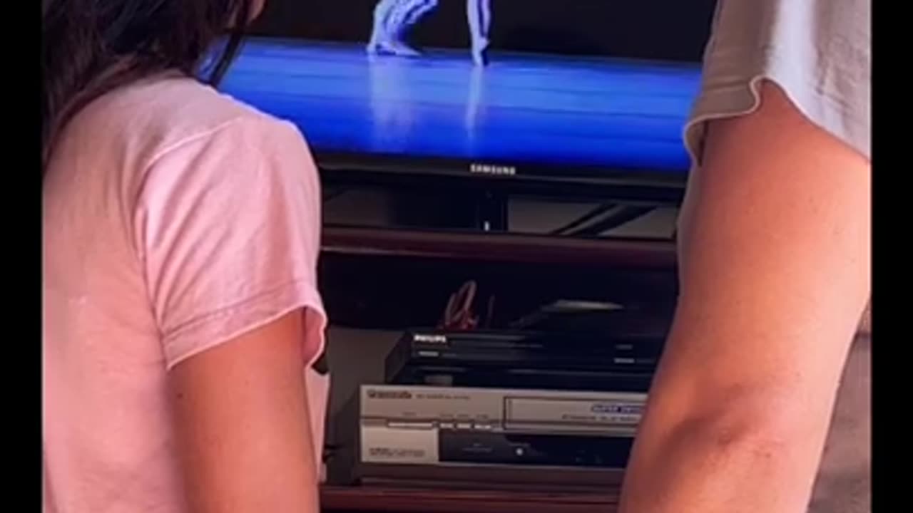Watching our very first kiss