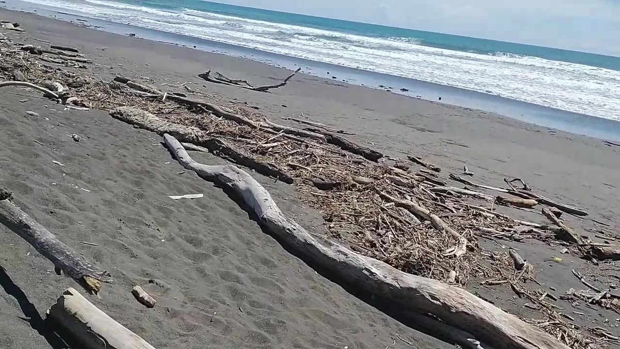 Biking at Jacó and Hermosa beaches...