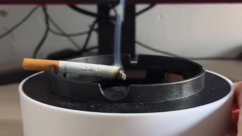 An smokeless ashtray helps your family avoid secondhand smoke