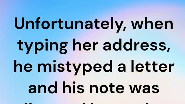 Wrong Email Address _Funny short joke