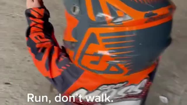 Watch out especially for motorcycles when you cross the street.