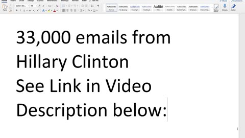 33,000 emails from Hilary Clinton - See Video Description below: