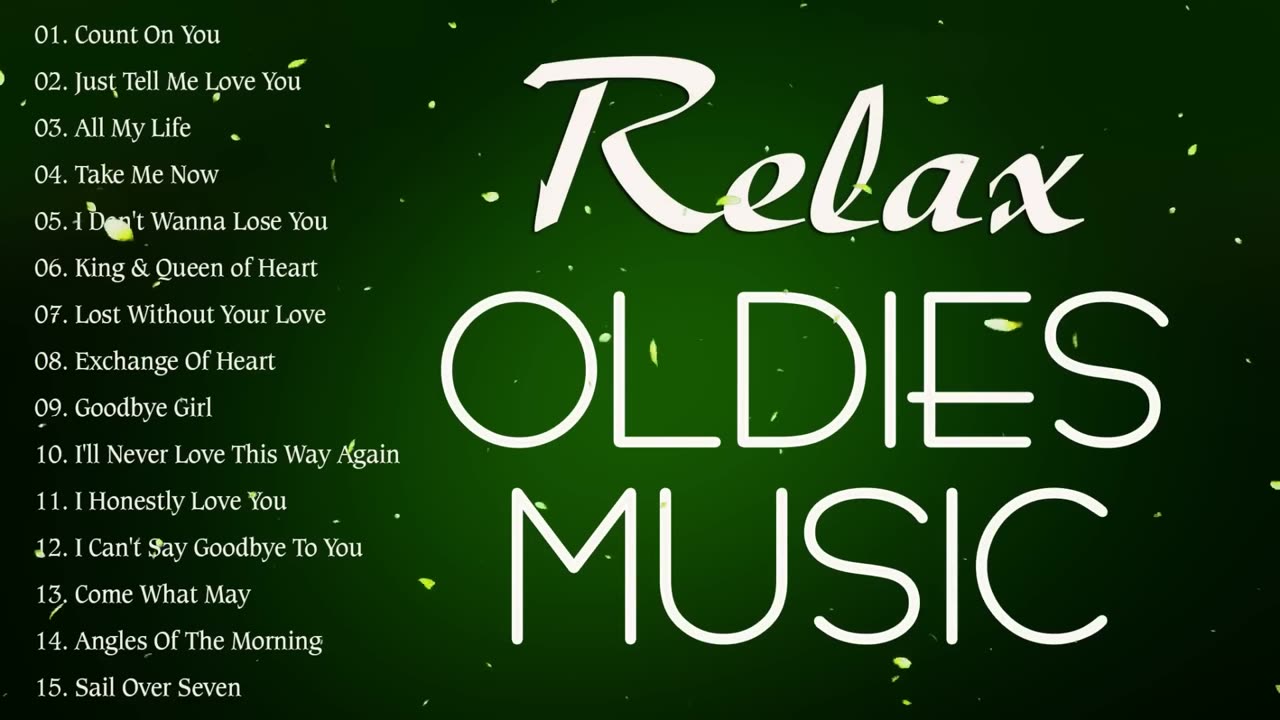 Relaxing Oldies music - Tommy Shaw David Pomeranz Dan Hill Kenny Rogers - Cruisin Love Songs