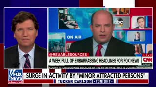 Tucker Carlson compares the scandals at CNN to the Omicron variant