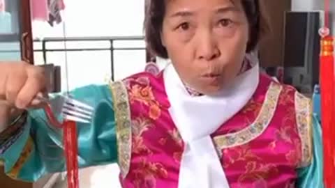 Funny mother and child