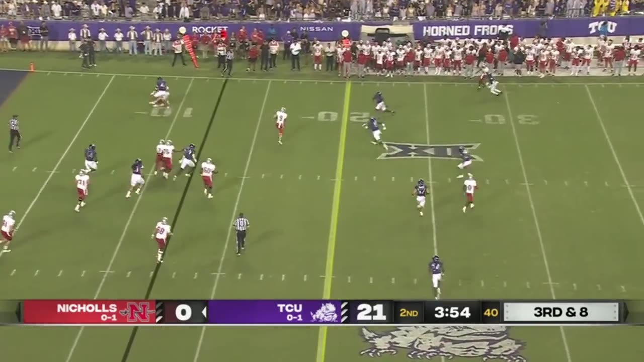 Nicholls vs TCU Highlights | College Football Week 2 | 2023 College Football