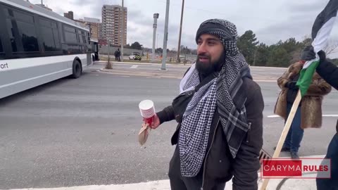 Canadian Police Deliver Hot Coffee To Pro-Palestine Protesters