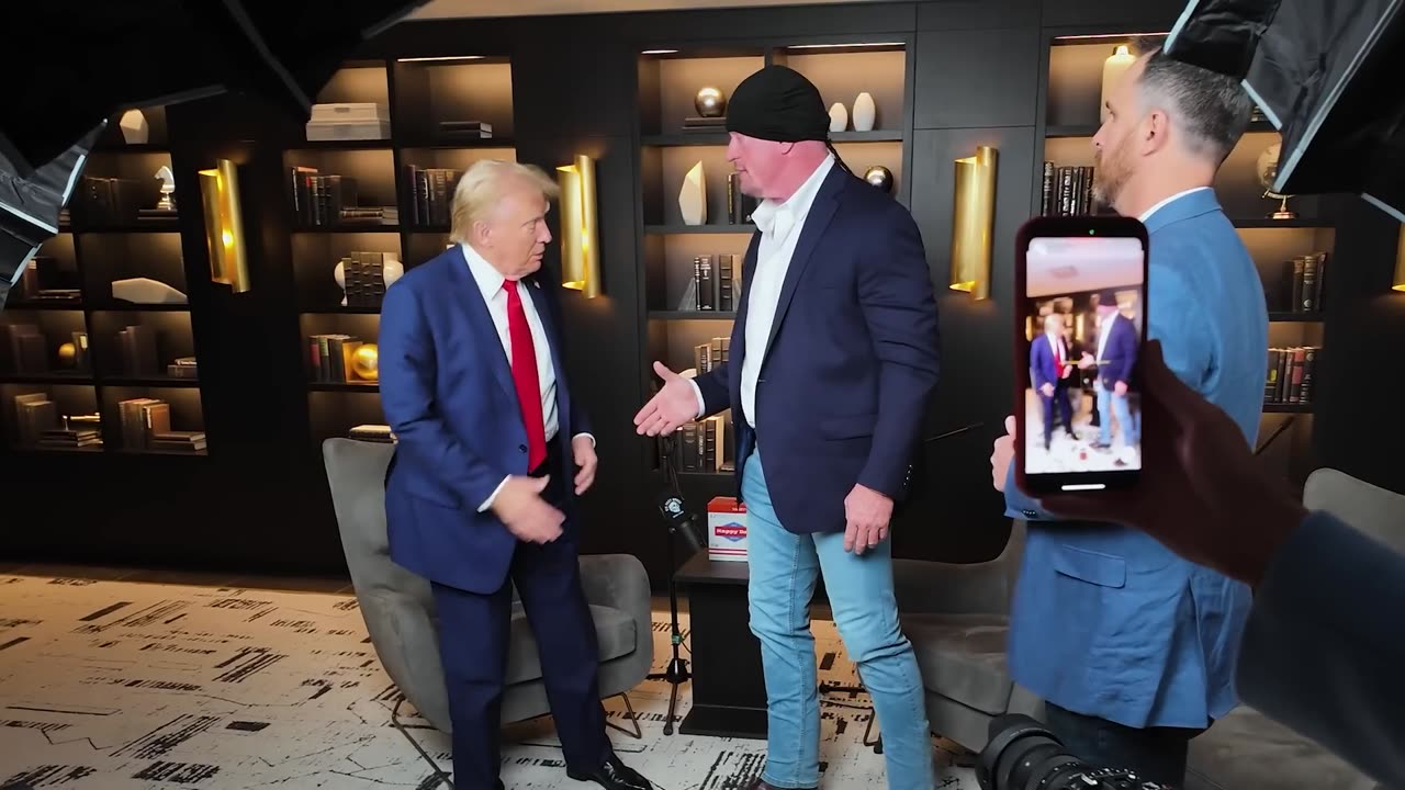 WWE's Undertaker, Kane and President Trump Team Up