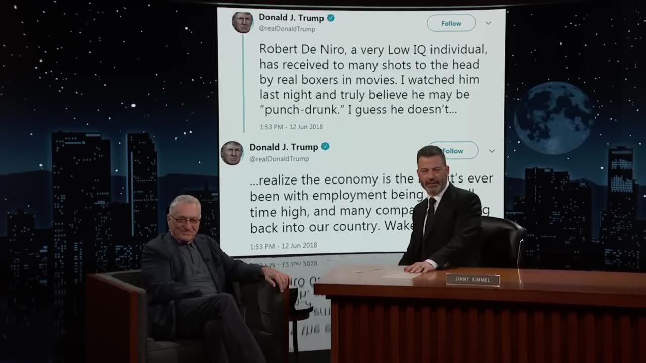Robert De Niro on Trump Being “So F**king Stupid”