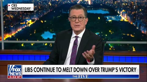 Gutfeld reacts to how his late-night rivals are handling Trump's win