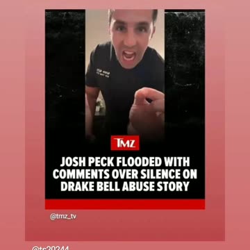 Josh peck have been silent gived time speak of it 3/21/24