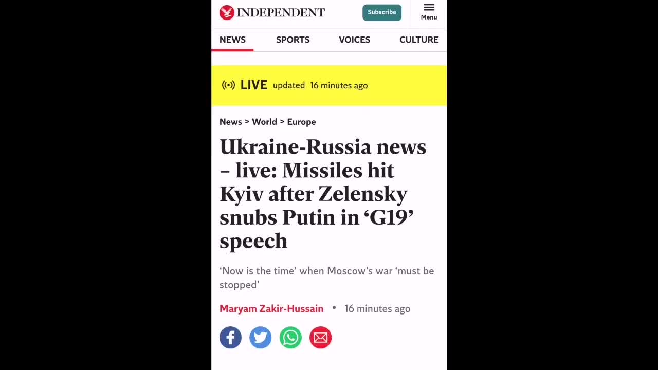 Russian troops fire 100 missiles at Ukraine.