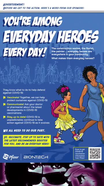 Pfizer & Marvel Create Vaccine Comic Book (October 11, 2022)