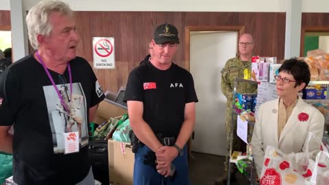 Hoody Sings 'And The Band Plays Waltzing Matilda' in Coraki, NSW