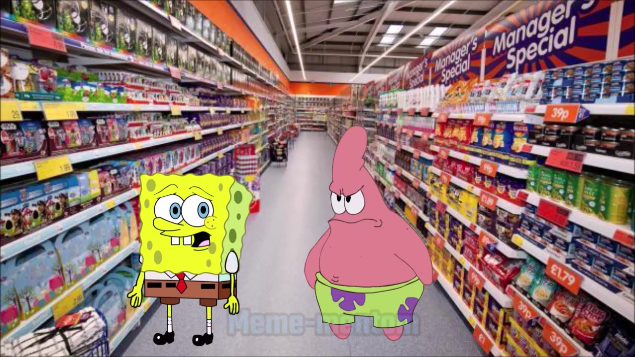 Skittles Meme Spongebob-Meme Mentom