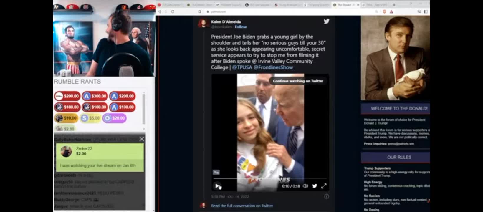 Salty Cracker-Biden Creeping on A Minor....Again