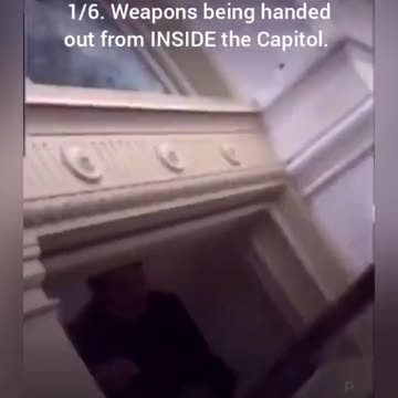 J6 weapons handed out from inside the Capitol Bisignano?