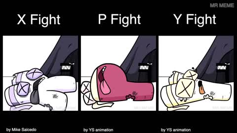 Alphabet Lore but X vs P vs Y Fight