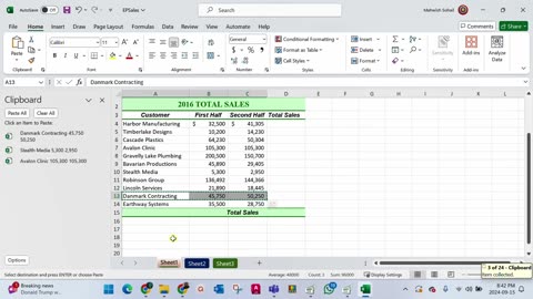Excel Level 01 | Chapter 05 | Assessment 01