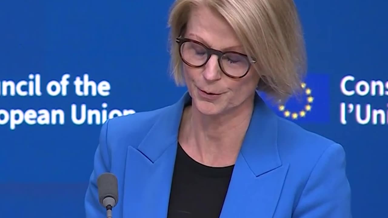 We don’t know exactly.' European Finance Minister Elisabeth Svantesson