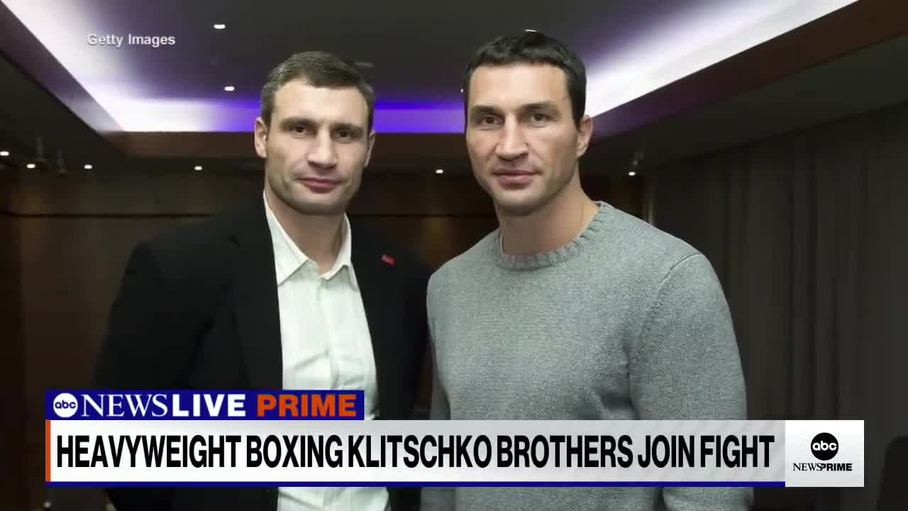 Boxing legends Klitschko brothers fight for Ukraine